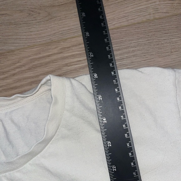 Saint Laurent Rive Gauche Ivory T-Shirt - Picture 5 of 6